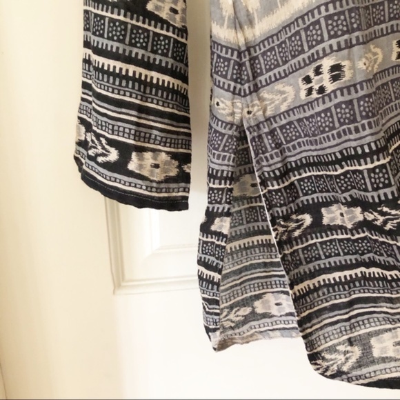 Calypso St. Barth | Gauze Embroidered Boho Tunic Top Swim Beach Small - Picture 11 of 16